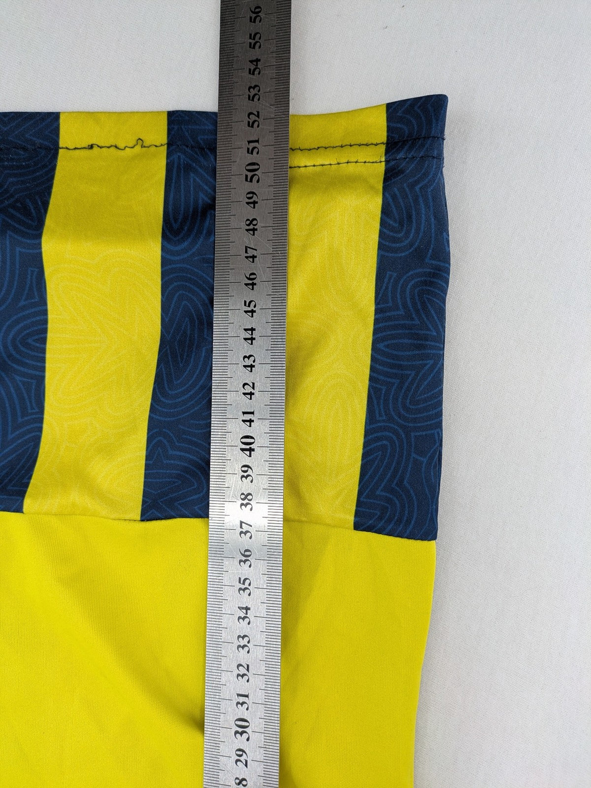 Puma Fenerbahçe kids jersey navy yellow with striped pattern and embroidered club logo.