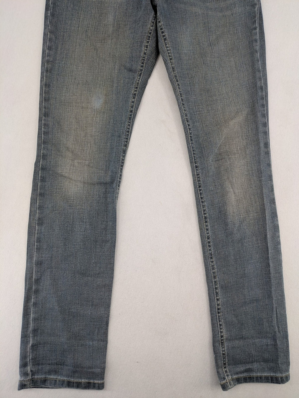 MAC straight jeans blue stretch denim 5-pocket design with zipper closure