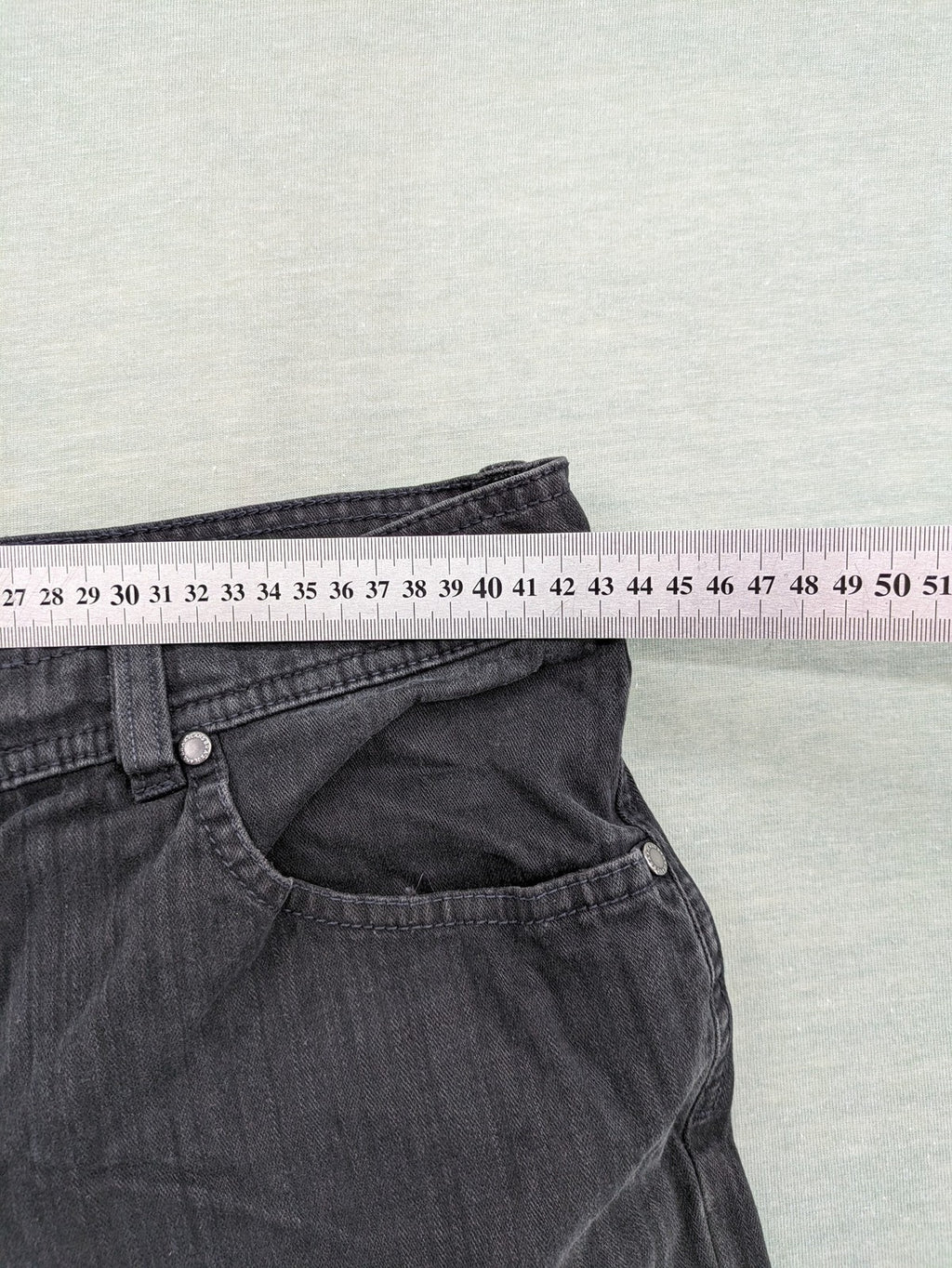 BRAX straight jeans black washed 5-pocket design with zipper and button closure