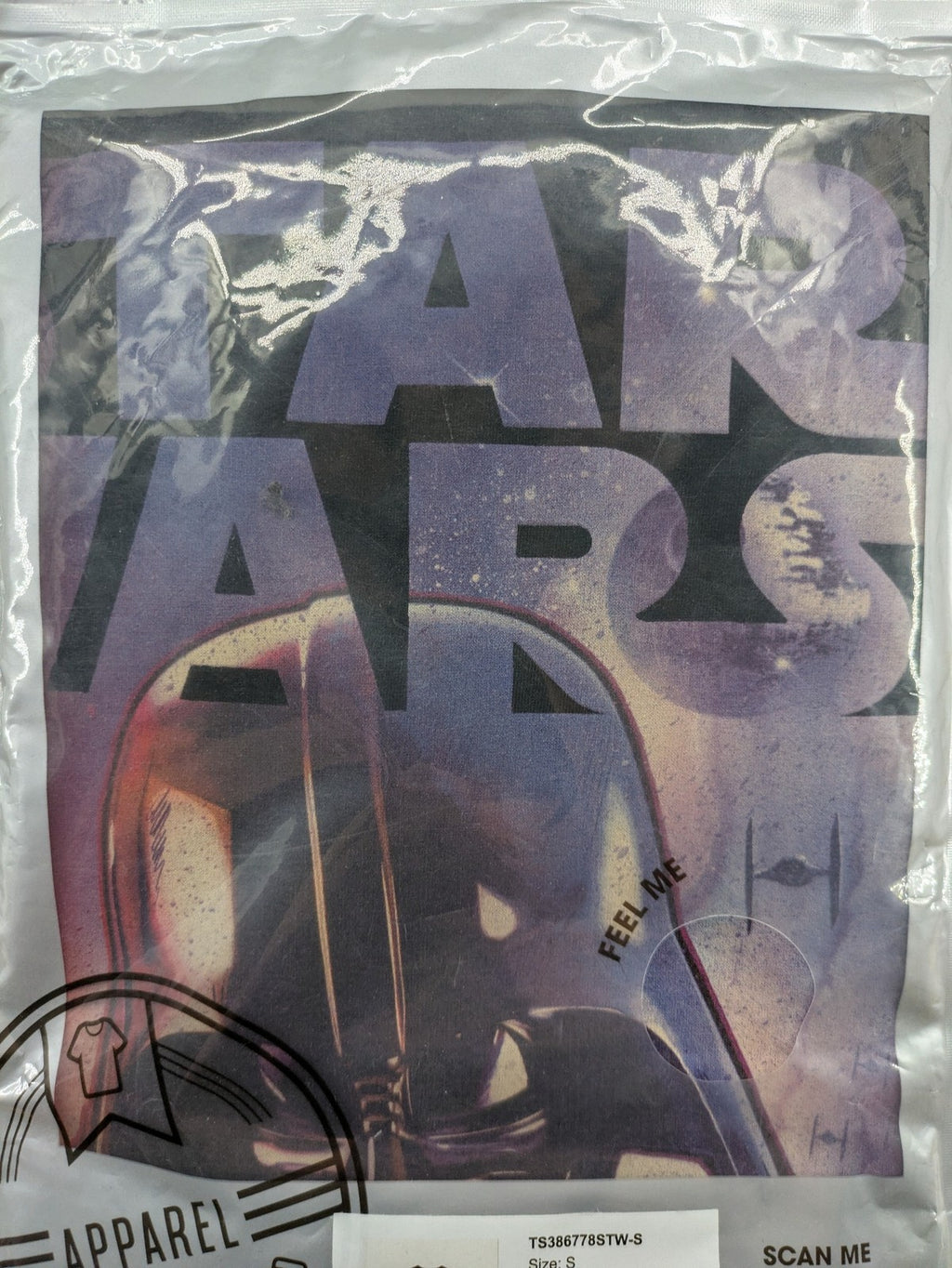 Star Wars multi t-shirt featuring large Darth Vader poster graphic and short sleeves.
