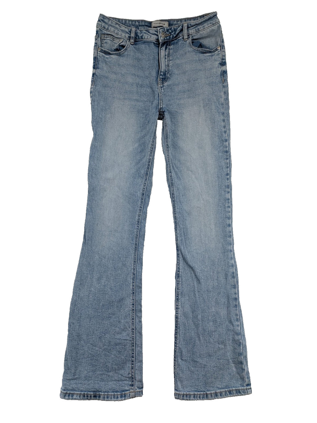 Pimkie blue flared jeans classic 5-pocket design comfortable stretch denim