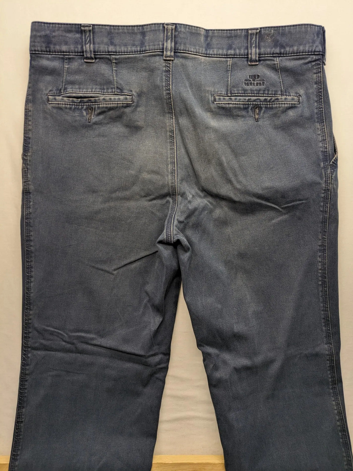Club of Comfort blue straight jeans, stretch material, comfort fit, zip closure, practical pockets.