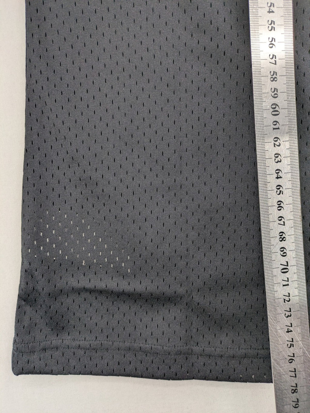 Friends With Money blue basketball jersey black mesh with stylized graphic and number "1