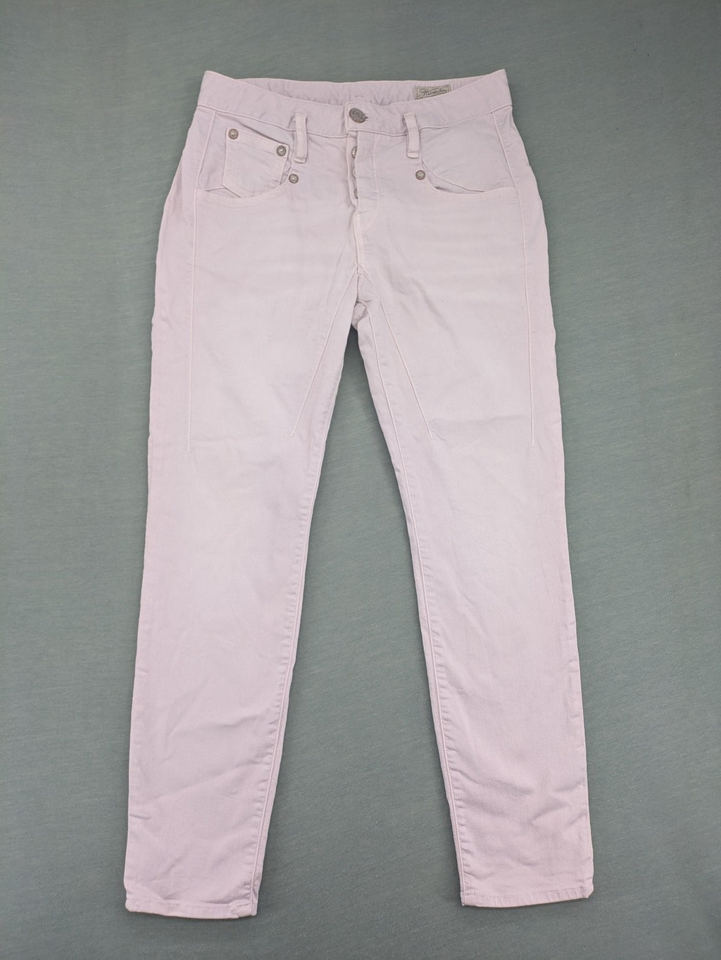 Herrlicher pink straight jeans slim fit with button fly and classic 5-pocket style.