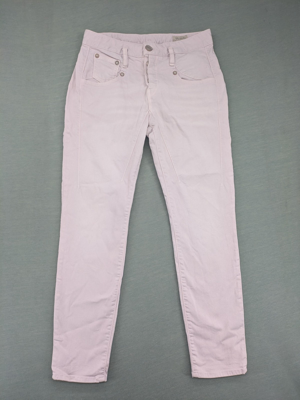 Herrlicher pink straight jeans slim fit with button fly and classic 5-pocket style.