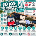ALS multi secondhand apparel box with assorted brands and styles for resale.