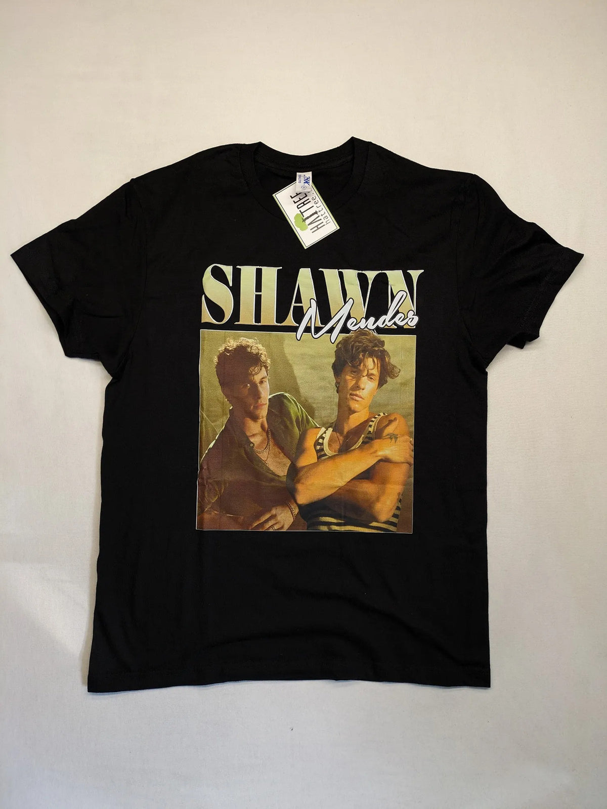 Shawn Mendes multi graphic t-shirt black vintage print 100% cotton