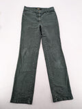 Zerres straight jeans dark green classic 5-pocket style with button and zipper closure.