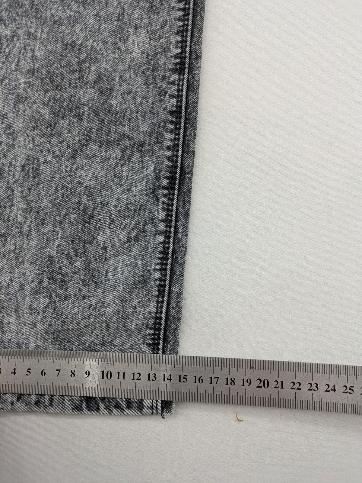 Pull&Bear black acid wash straight jeans slim fit with faded denim texture.