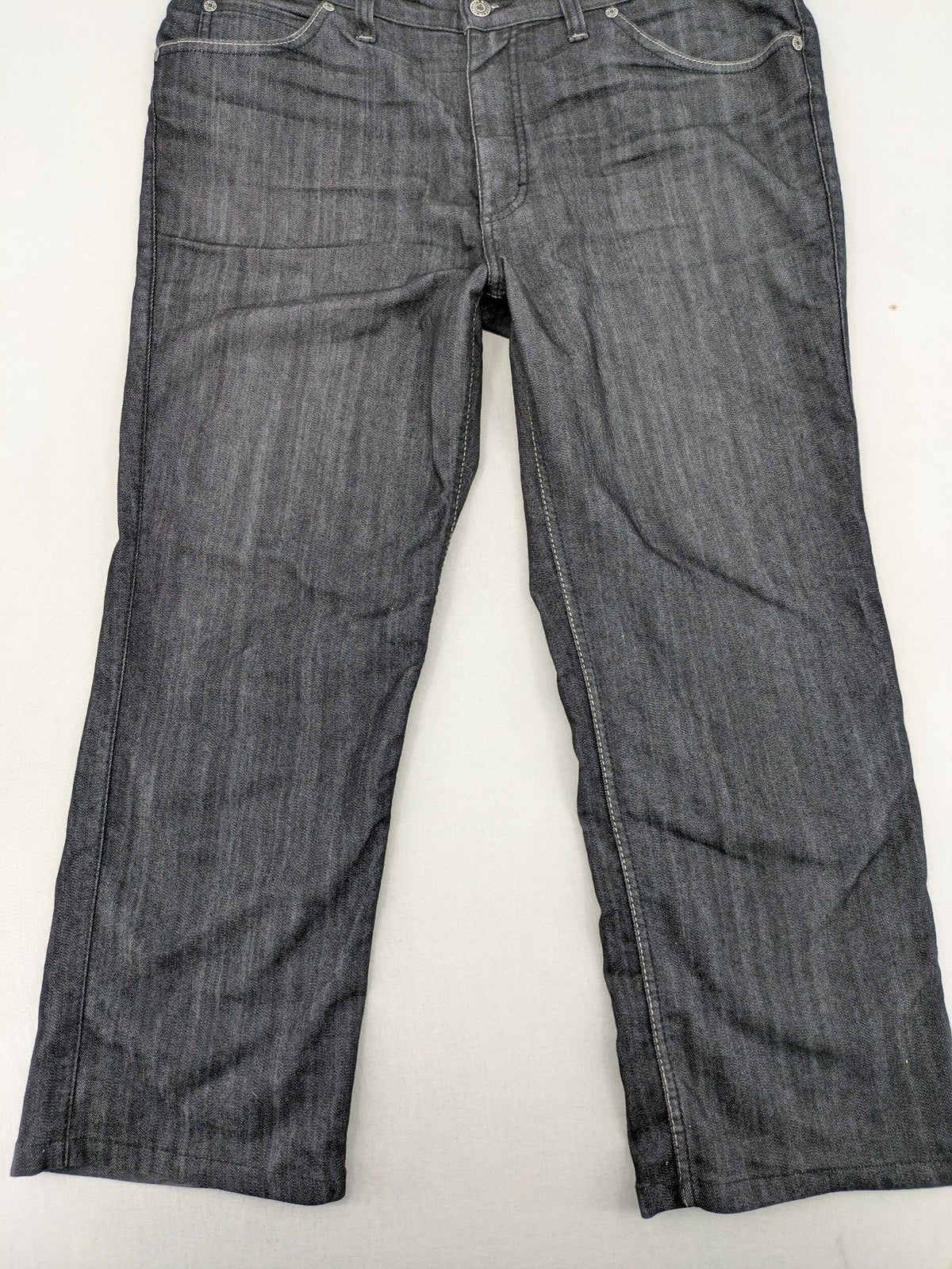 Mustang straight jeans grey anthracite regular fit durable cotton blend fabric.