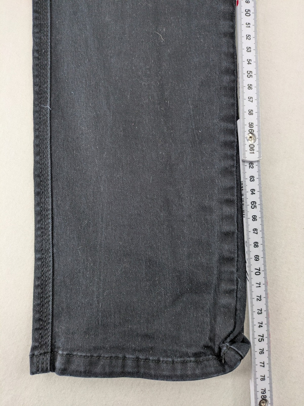 Yessica black straight leg jeans 5-pocket design cotton blend with stretch.