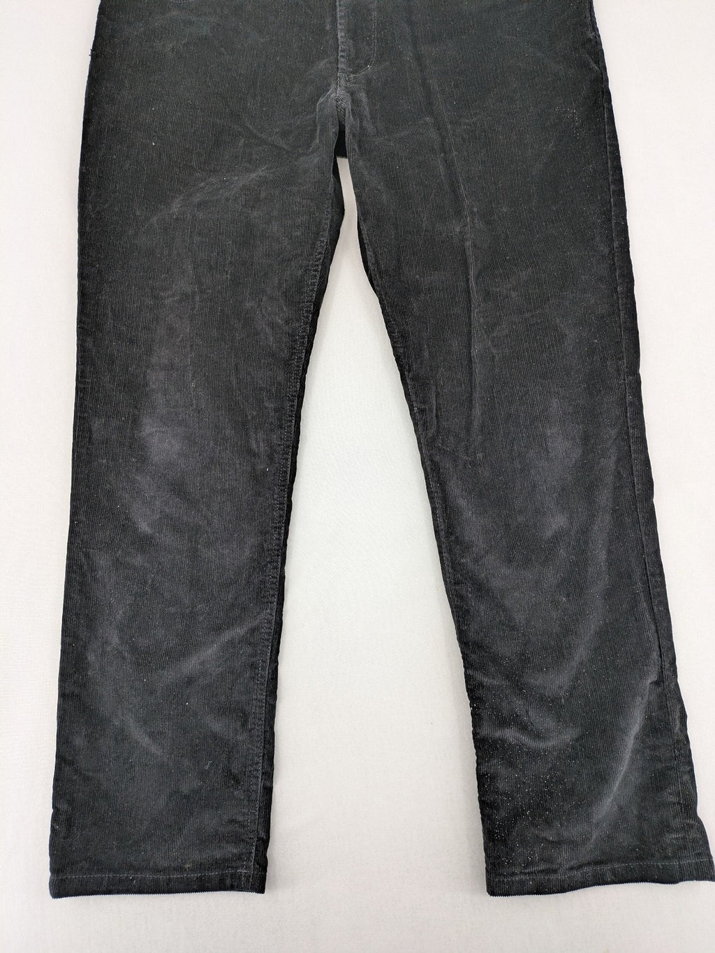 Christian Berg black cord pants straight fit 5-pocket design cotton blend