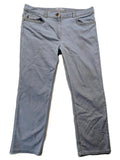 Zerres blue straight jeans 5-pocket style with stretch fabric and logo detail.