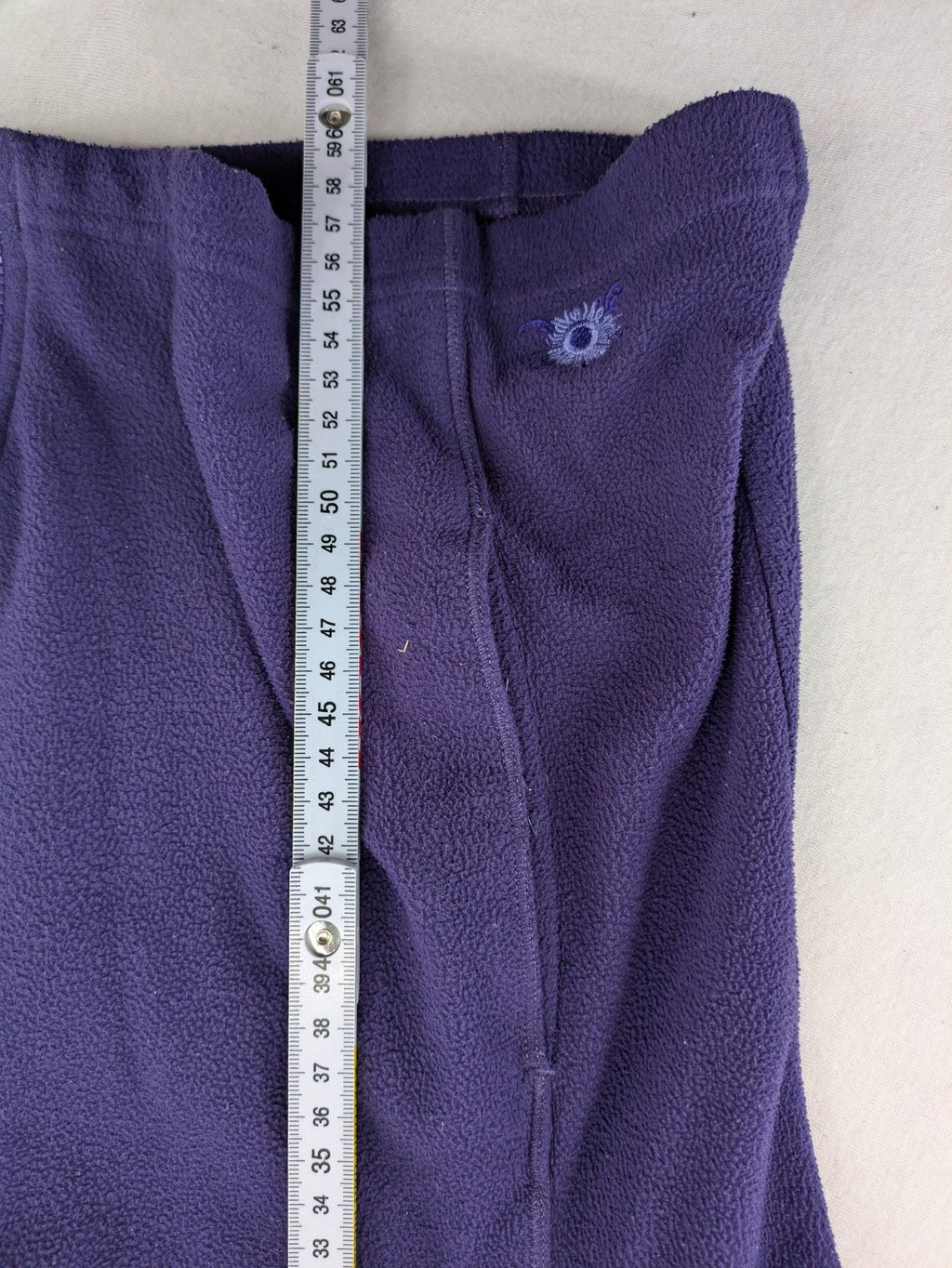 SALEWA purple fleece jacket full zip with hood, soft Polarlite material, classic design.