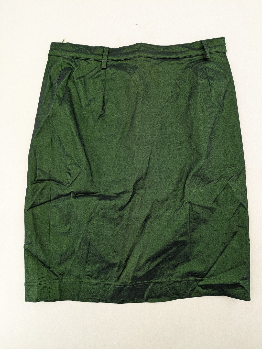 Alba Moda green pencil skirt high-waisted shimmering fabric classic design