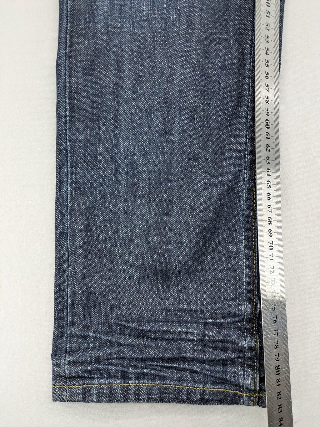 OPUS blue straight jeans Eileen with classic five-pocket design and subtle fading.