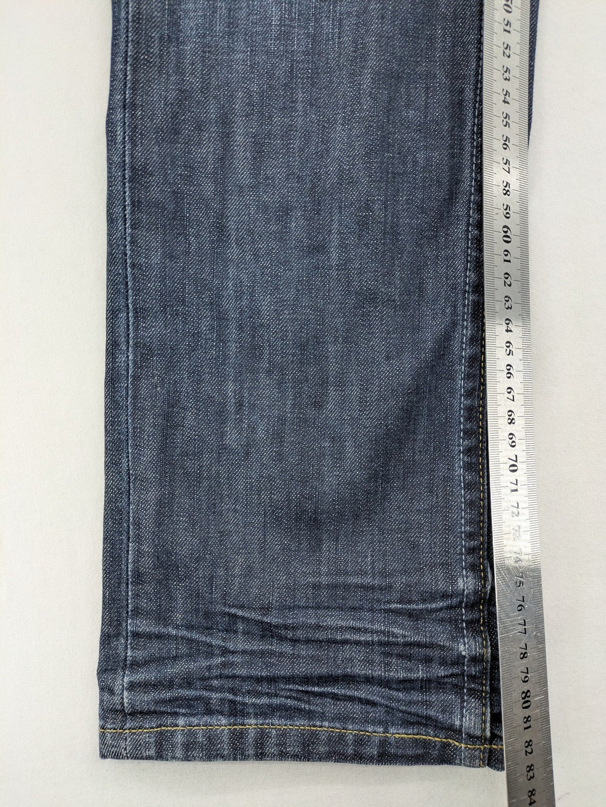 OPUS blue straight jeans Eileen with classic five-pocket design and subtle fading.