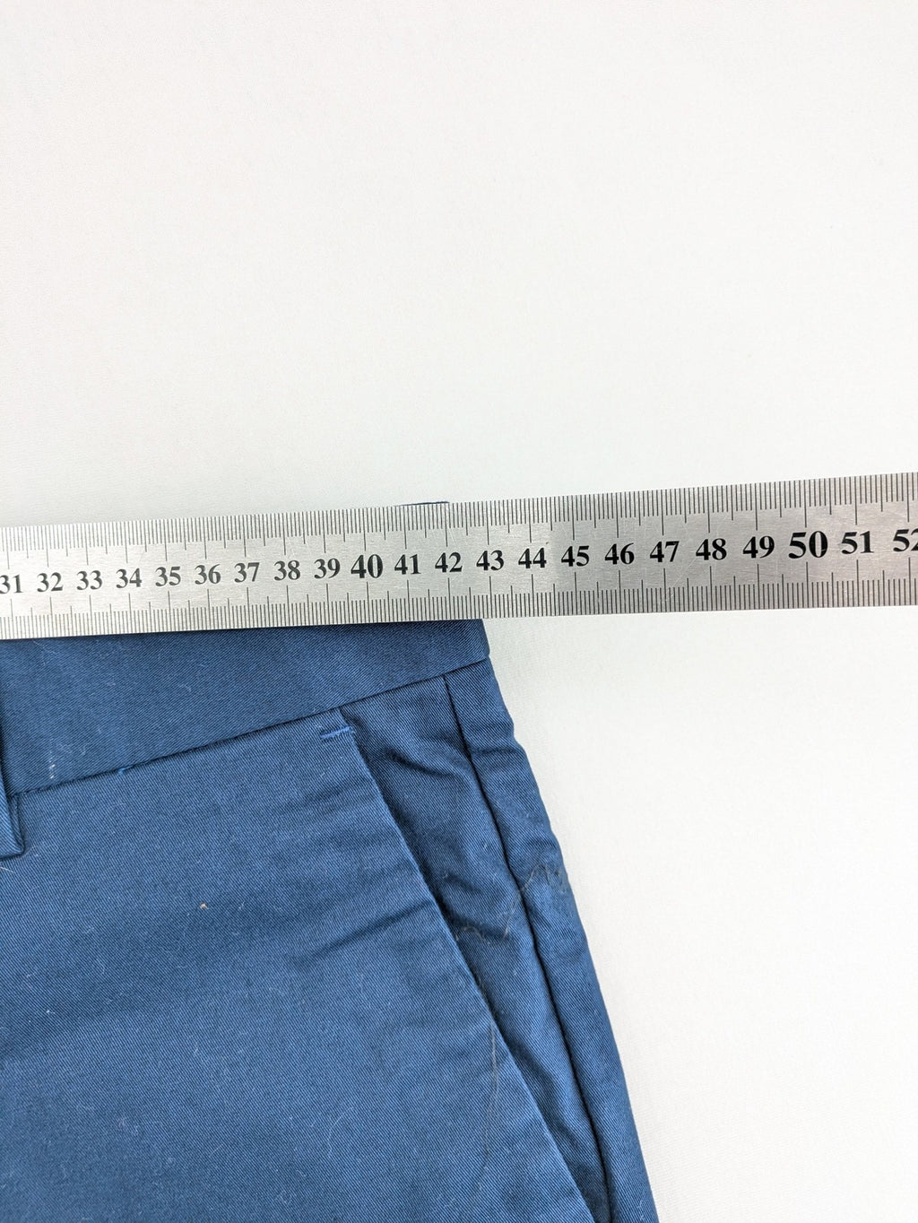 Spoke navy chino shorts flat front with unique printed pocket lining.