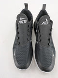 Nike Air Max 270 black and grey sneakers with large Air unit and white accents