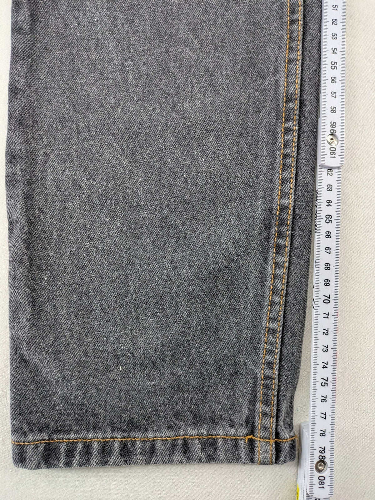 Shame black straight jeans W34 L32 washed denim 5-pocket style regular fit