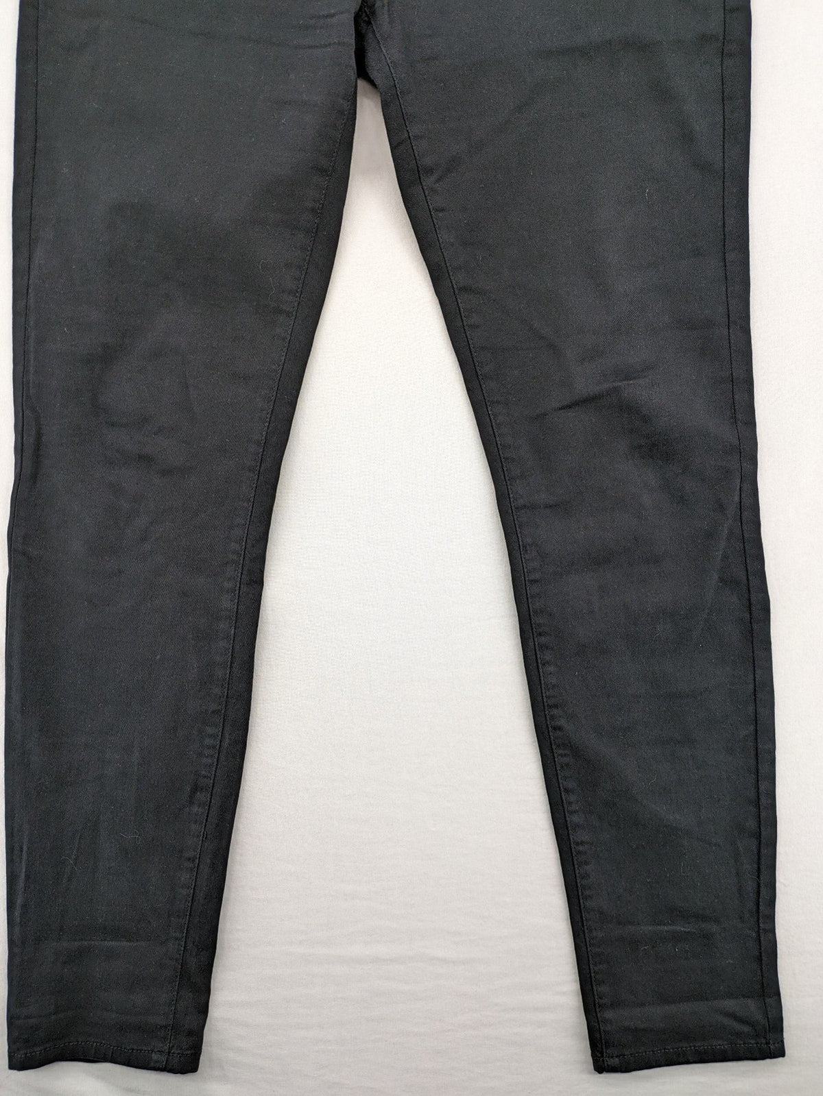 Esprit black skinny jeans with zipper details and cotton-stretch material.