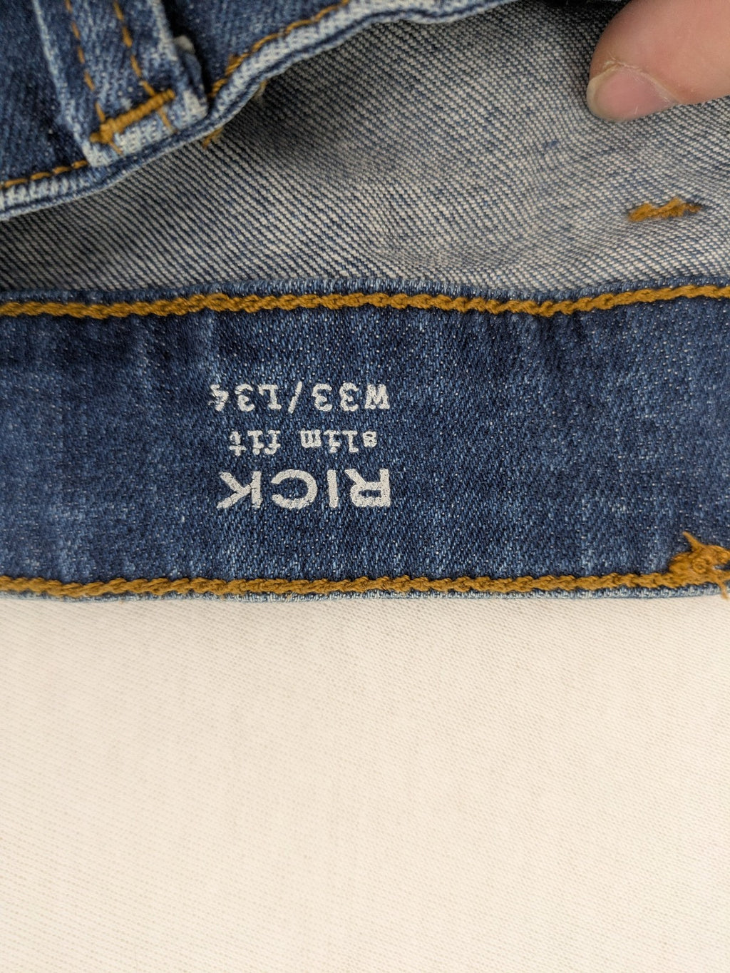 s.Oliver blue slim fit jeans medium wash stretch denim with classic design