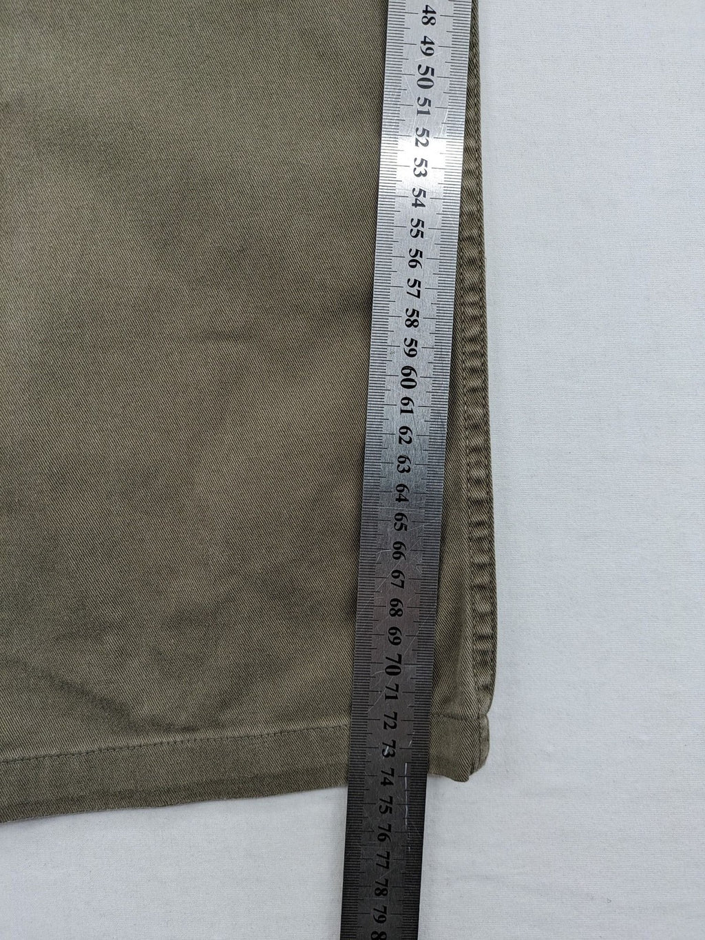 H&M khaki chino pants five-pocket design cotton stretch material