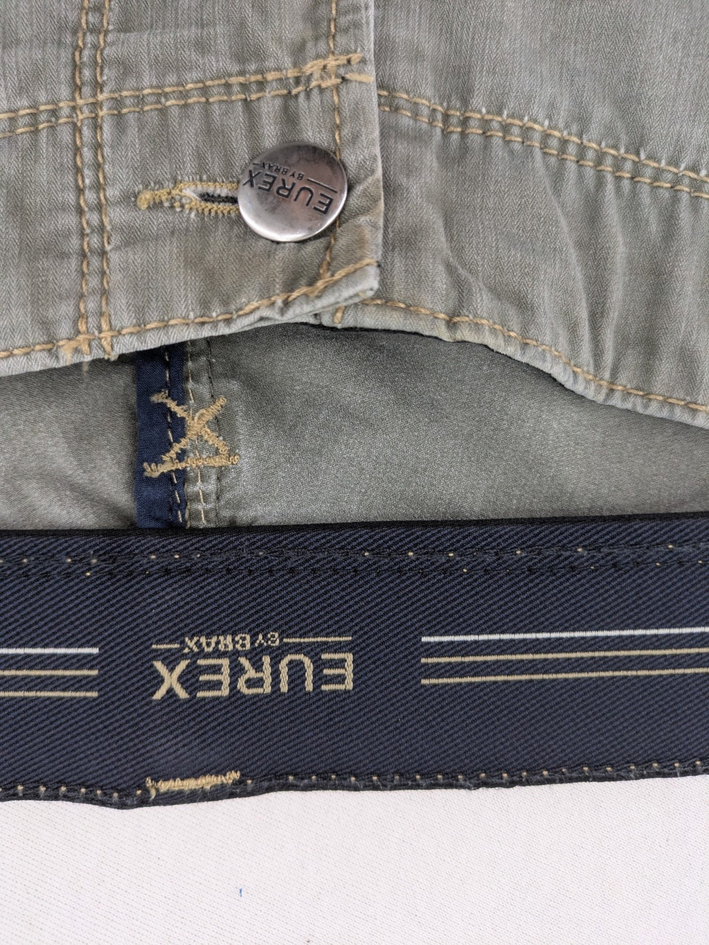 Eurex by Brax grey chinos, classic fit, made from cotton-stretch blend.