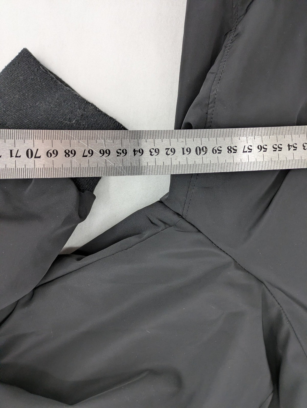 Rover & Lakes black bomber jacket padded interior, stand collar, zip front, multiple pockets.
