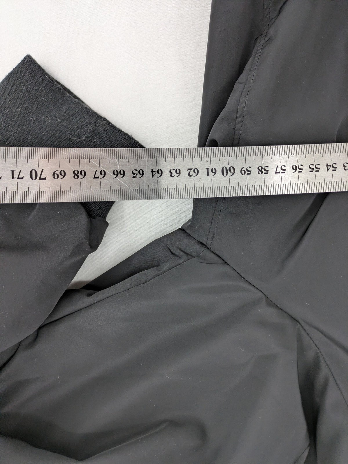 Rover & Lakes black bomber jacket padded interior, stand collar, zip front, multiple pockets.