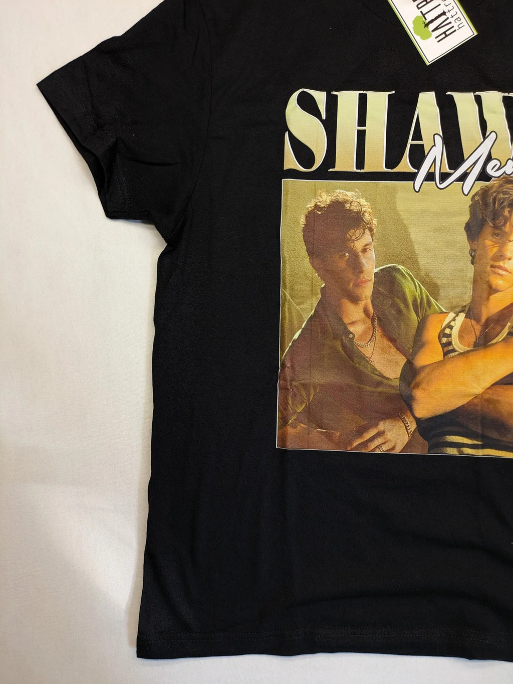 Shawn Mendes multi graphic t-shirt black vintage print 100% cotton