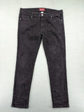 Blauer black straight jeans washed denim five-pocket design with stretch material.