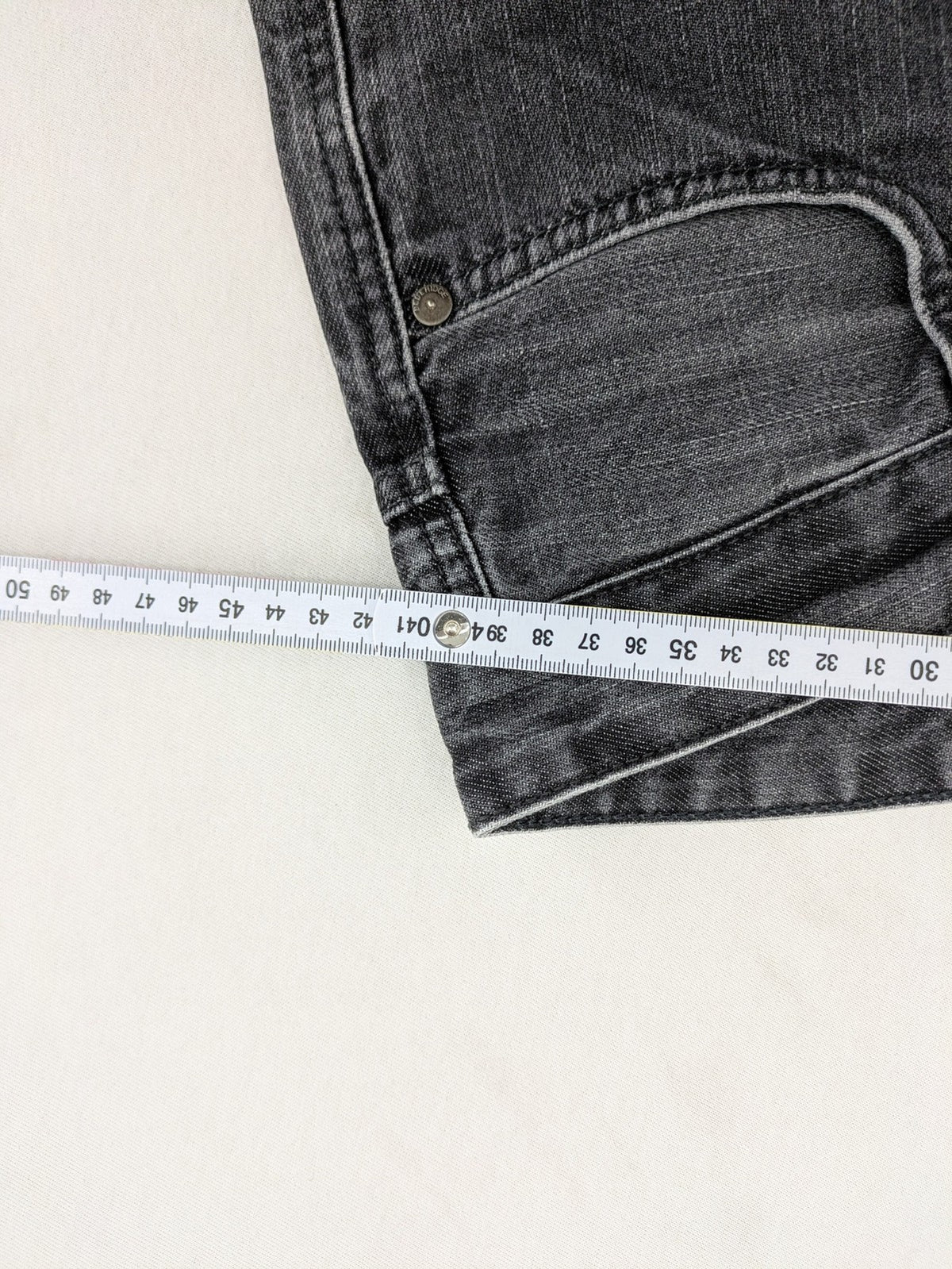 Blueridge grey straight jeans classic 5-pocket design cotton with button closure