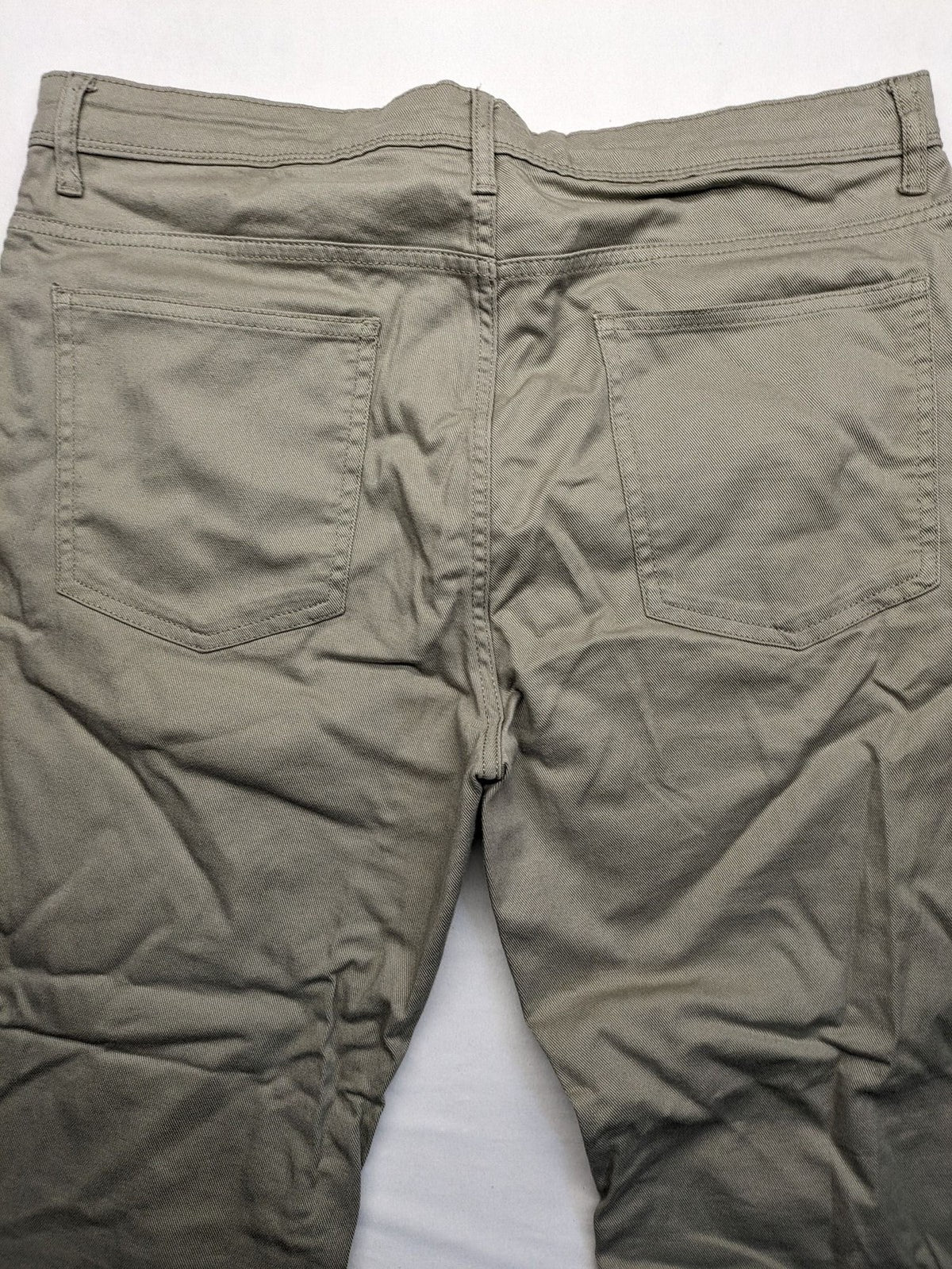 C&A beige chino pants regular fit cotton stretch material with classic straight leg design