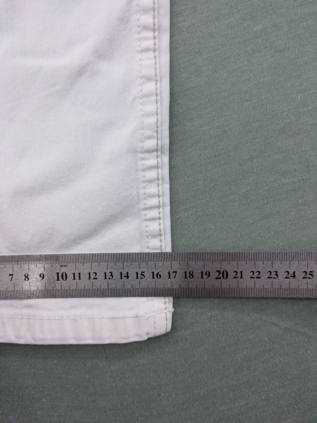 edc by Esprit white straight jeans five-pocket design in durable denim fabric