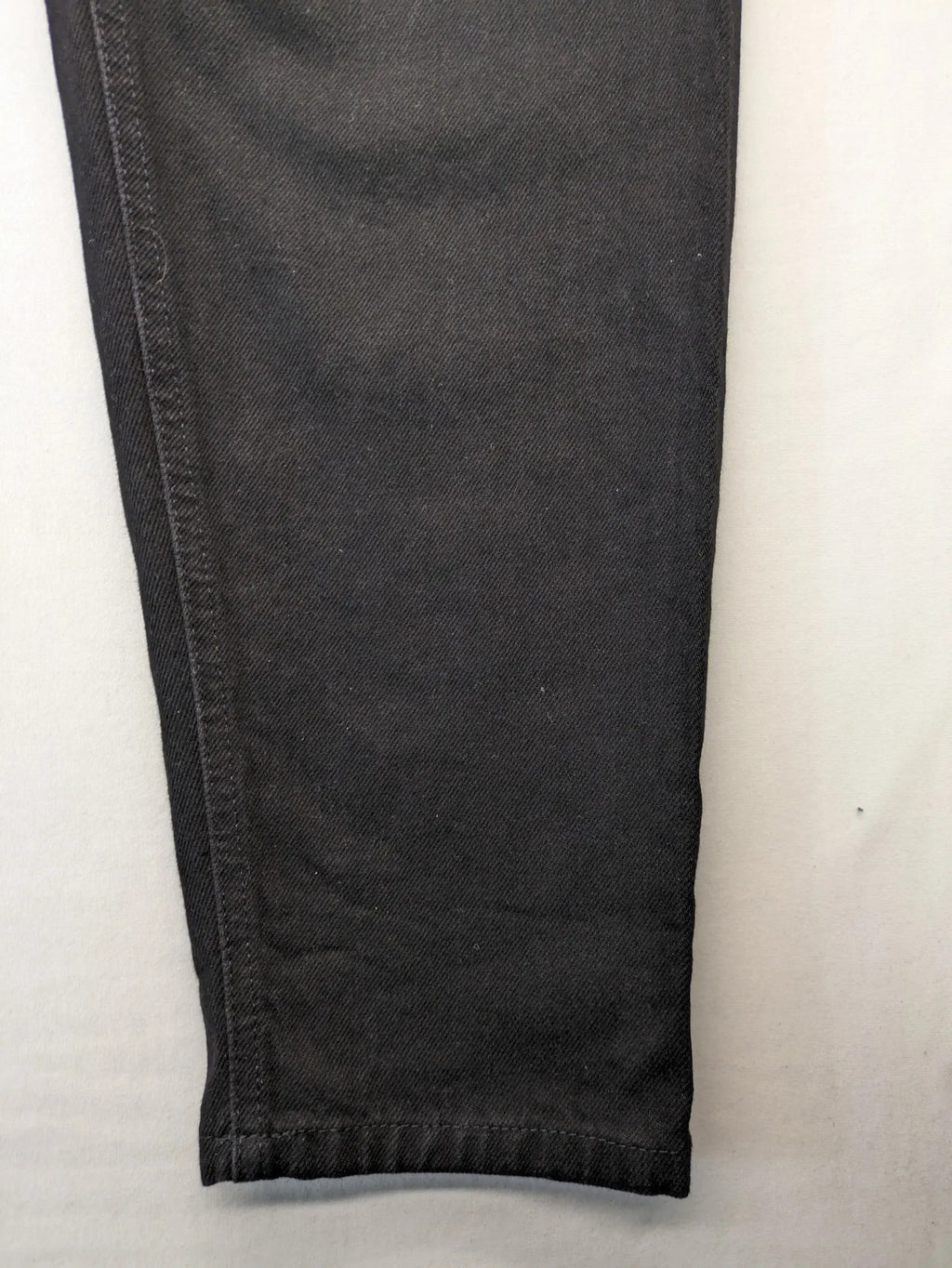 H.I.S black mom jeans high waist tapered fit 90s vintage style 100% cotton