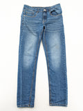 X-Mail blue straight jeans classic 5-pocket style with button closure and belt loops.