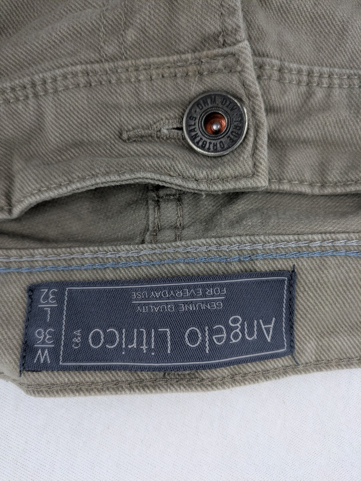 Angelo Litrico khaki slim fit chinos classic five-pocket design cotton stretch material