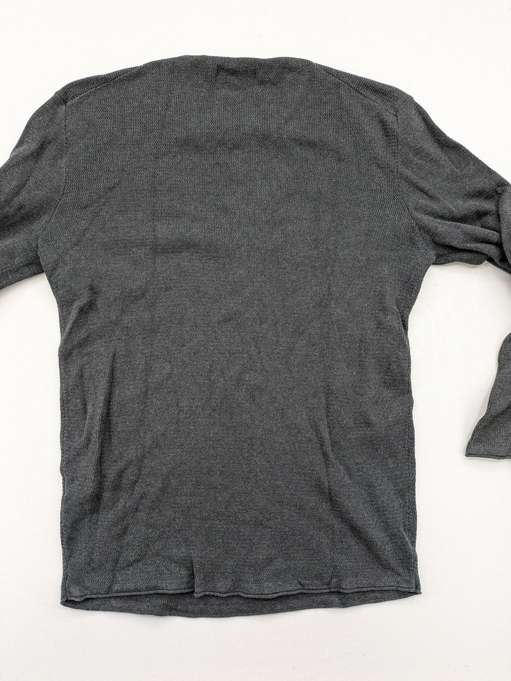 Tom Tailor Denim grey turtle neck jumper textured waffle knit 100% cotton