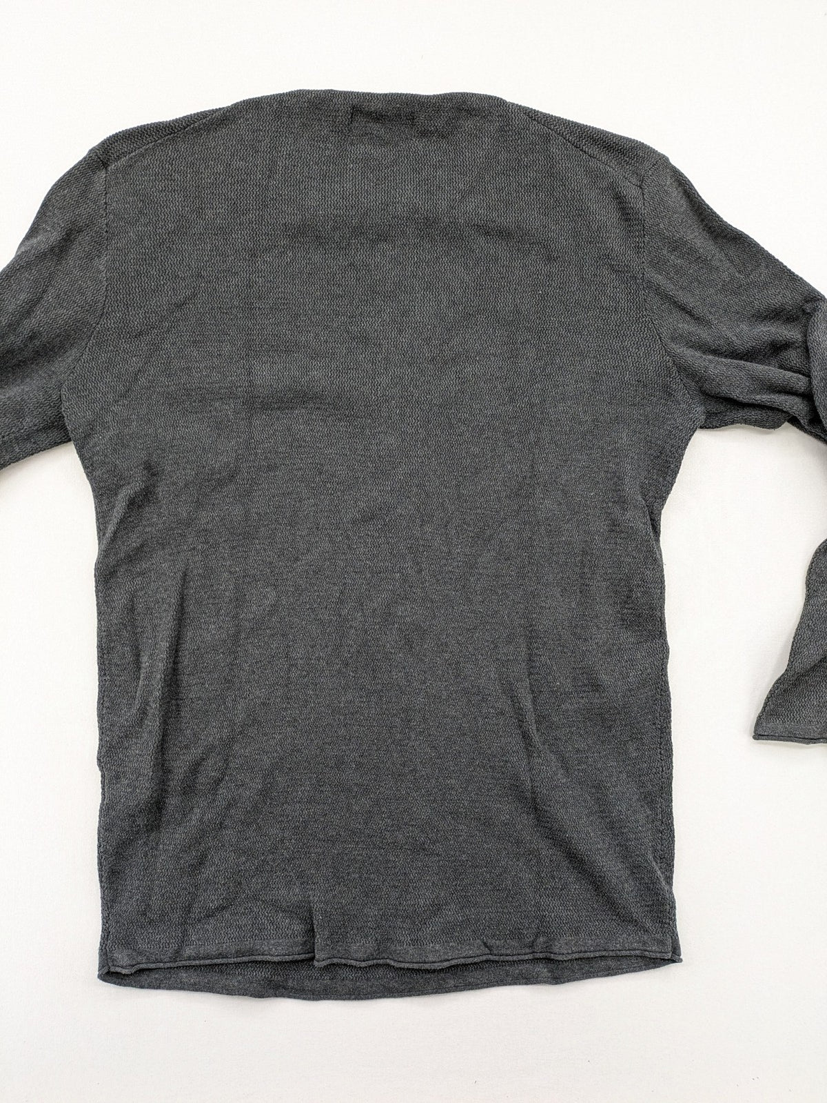 Tom Tailor Denim grey turtle neck jumper textured waffle knit 100% cotton