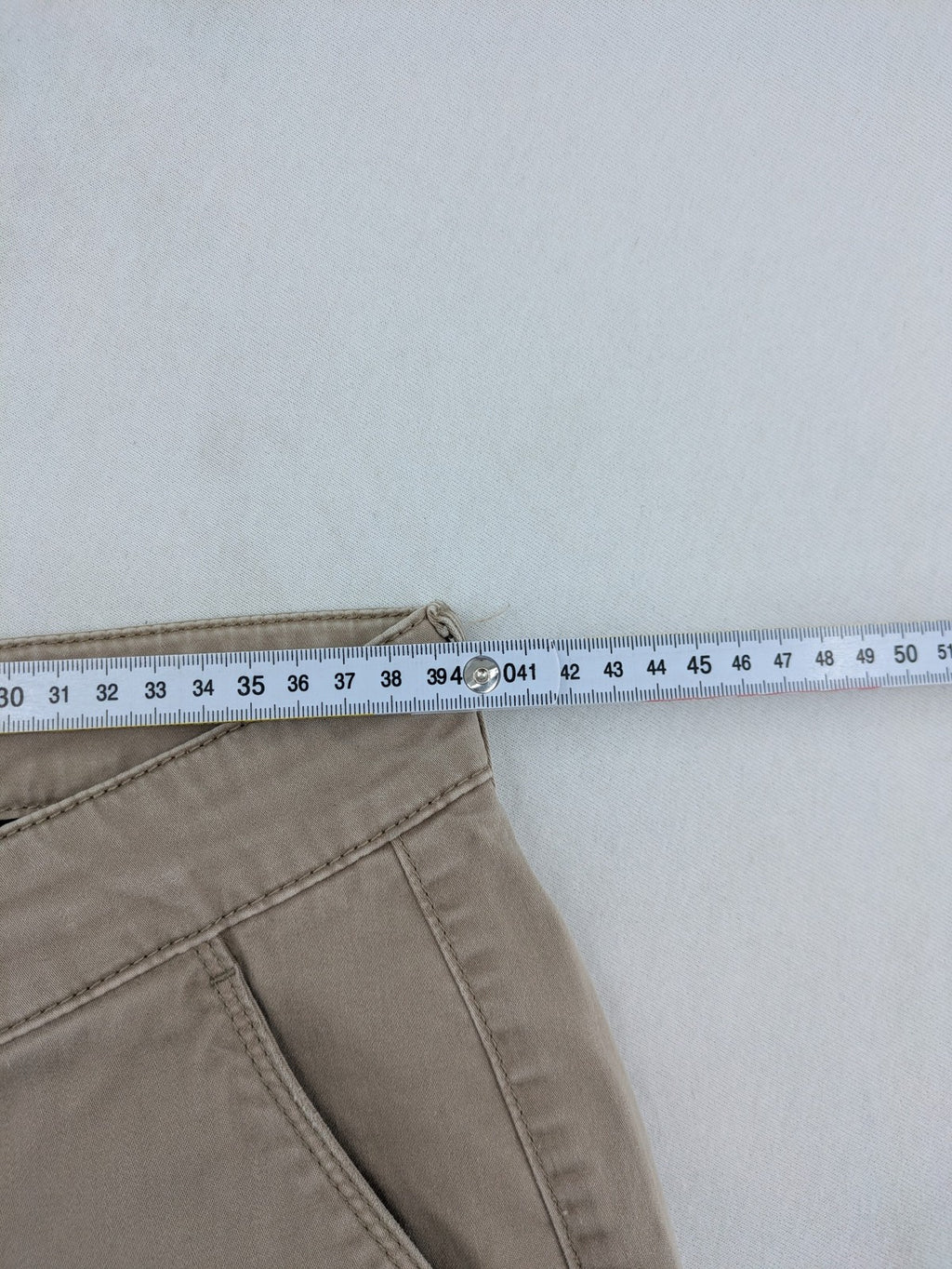 Paul Hunter beige chino pants Oscar Regular Fit cotton stretch with button and zipper closure.
