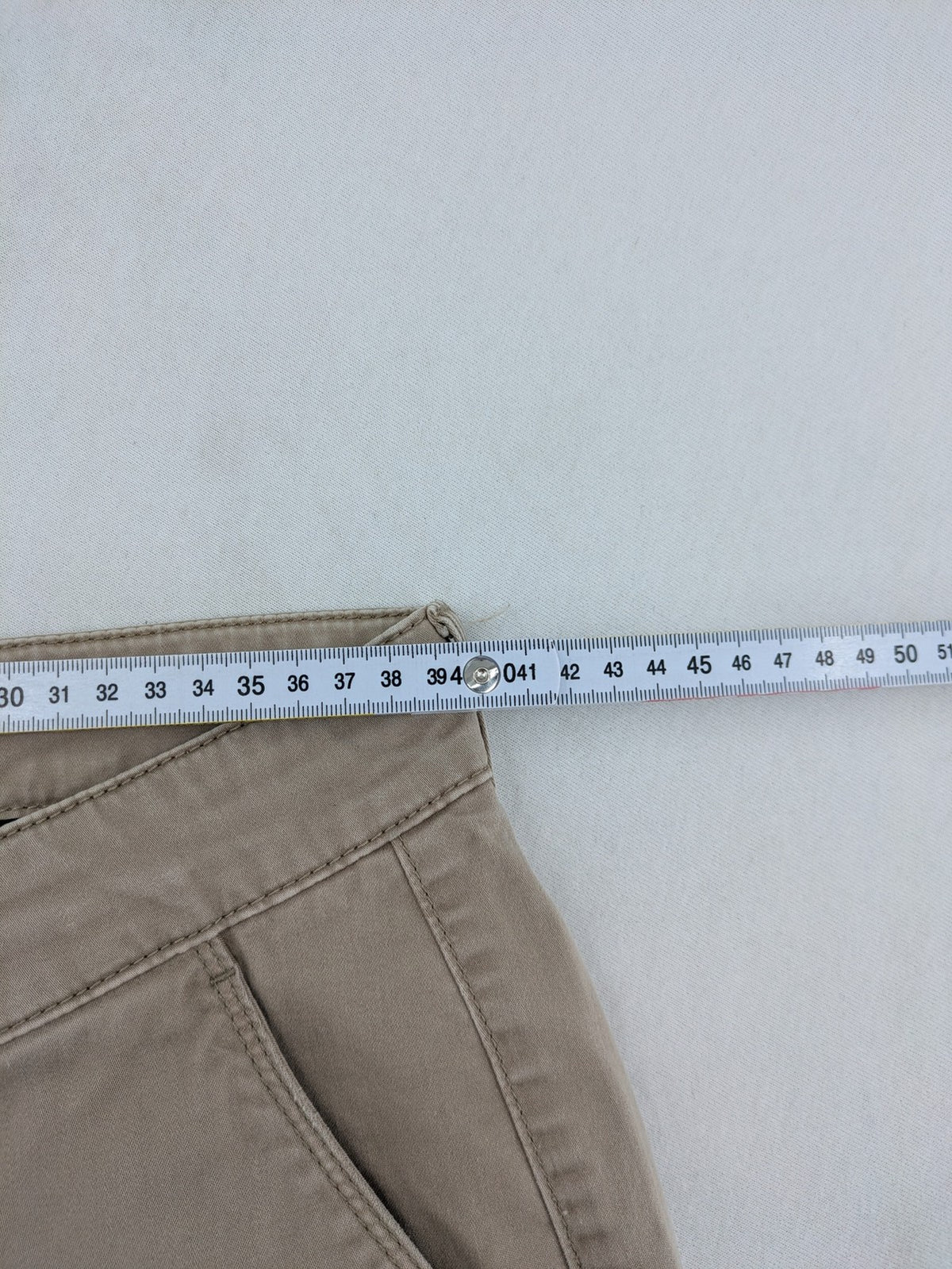 Paul Hunter beige chino pants Oscar Regular Fit cotton stretch with button and zipper closure.