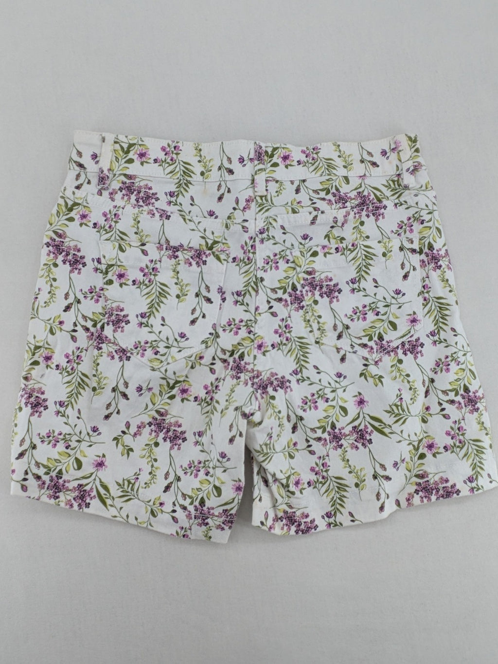 up2 fashion multi bicycle shorts floral print cotton with five-pocket style