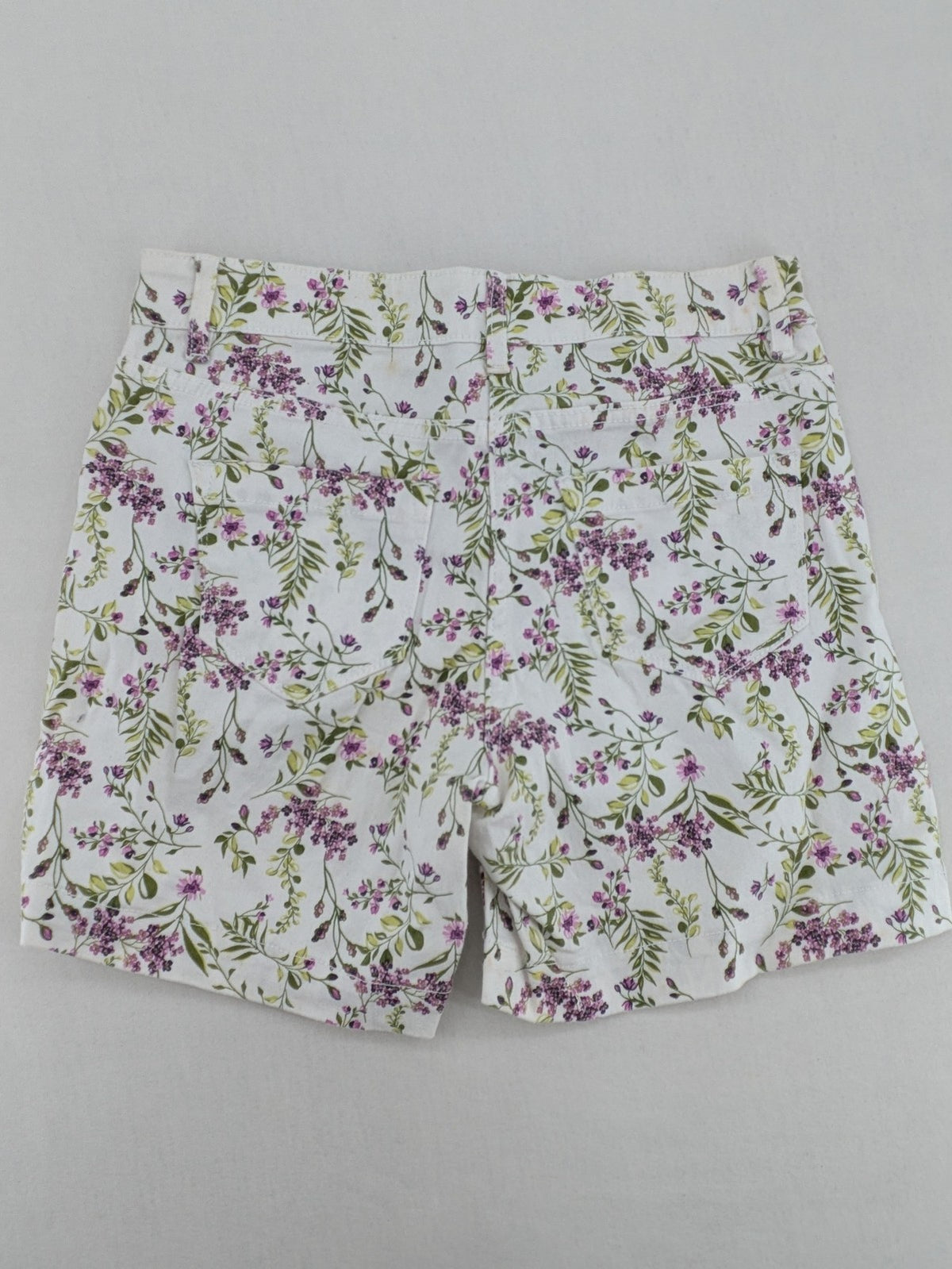 up2 fashion multi bicycle shorts floral print cotton with five-pocket style