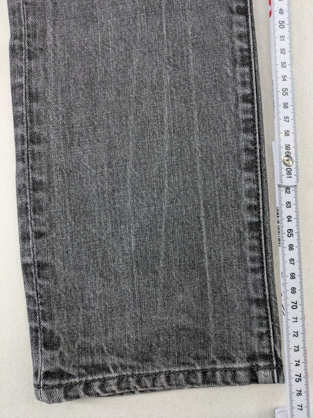 Blueridge grey straight jeans classic 5-pocket design cotton with button closure