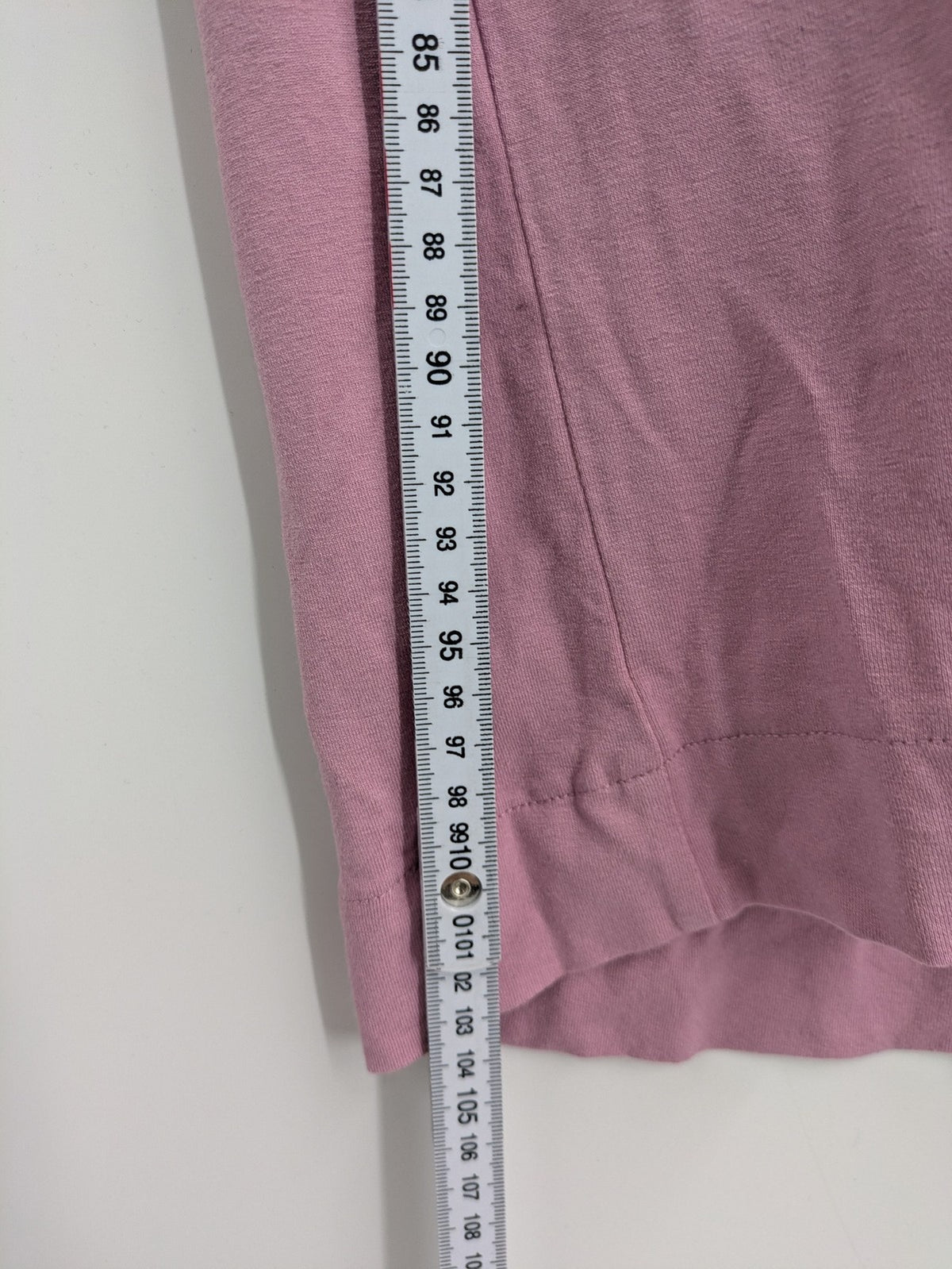 Gerry Weber pink T-shirt dress with V-neck and side pockets in soft viscose blend.