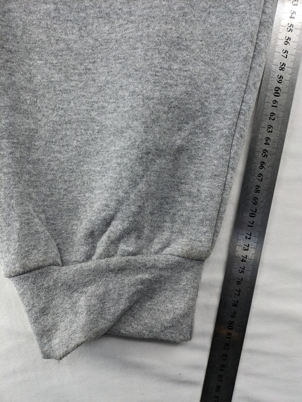 XMAIL grey jogging pants 6XL elastic waistband ribbed cuffs soft polyester blend