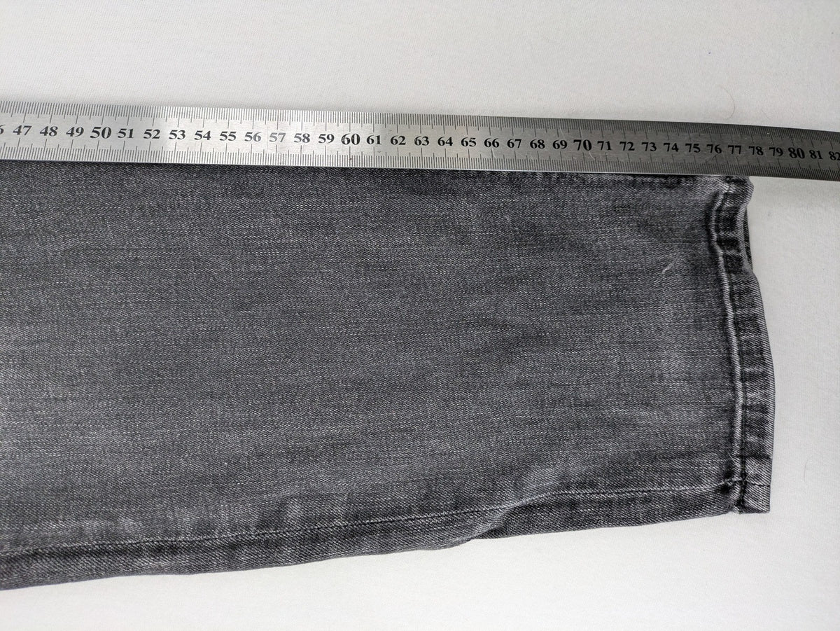 Jack & Jones straight jeans faded black grey wash five-pocket design stretch denim