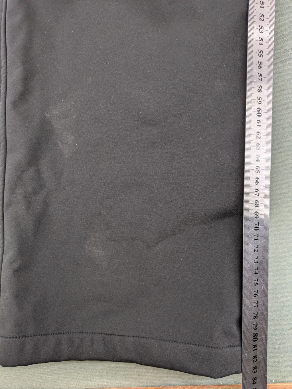 cmp black softshell pants with wind protection technology and white logo details