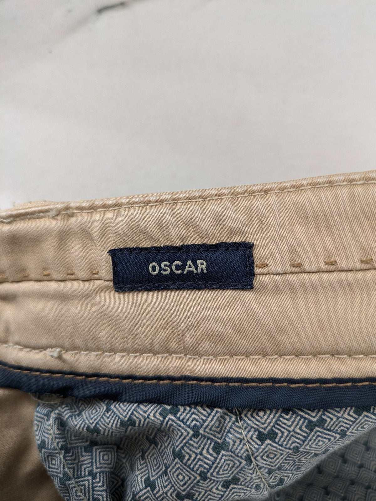 Paul Hunter beige chino pants Oscar Regular Fit cotton with stretch material.